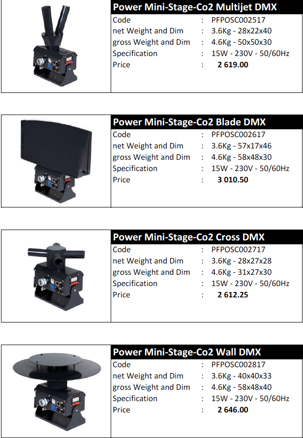 Cryo Price Universal Effects